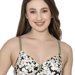 B'ZAR Floral Printed Full Coverage Seamless Lightly Padded Bra-image-33