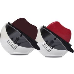 A.D.S Set Of 2 Lip Shape Apple Design Lipstick - 10 gm Each- Rose Gold - 11 Wine - 12-7