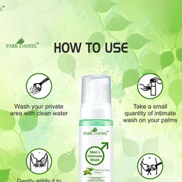 Park Daniel Set Of 2 Men's Intimate Wash With Green Tea Extract- 150 ml Each image 3