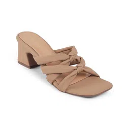 Tresmode Women Leather Block Heels Sandals-picture-50