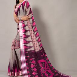 DIVASTRI Geometric Printed Saree-image-20