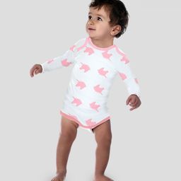 Kidbea Infants Printed Organic Cotton Onesie Bodysuit-image-57
