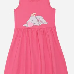 Wear Your Mind Girls Graphic Print Gathered or Pleated Fit & Flare Dress-image-94