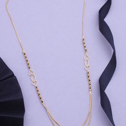 Ramdev Art Fashion Jwellery 22K Gold Plated Artificial Stones and Beads Mangalsutra-11