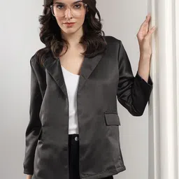 Kotty Notched Lapel Front Open Blazer image 3
