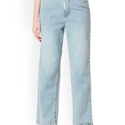 Kraus Jeans Women Straight Fit High-Rise Light Fade Jeans-picture-36