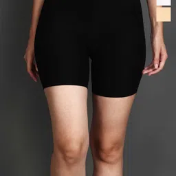 SHOPPY VILLA Women Pack of 3 Regular Fit Mid-Rise Sports Shorts-picture-14