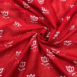 PALASH Floral Printed Pure Cotton Block Print Unstitched Dress Material-picture-16