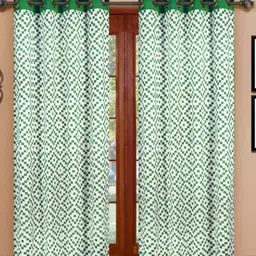 Dekor World Multicoloured Set of 2 Long Door Curtain-58