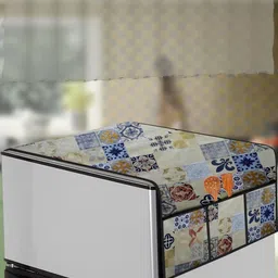 The Furnishing Tree Yellow Plastic Refrigerator Cover-image-88