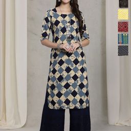7Threads Women Pack Of 6 Ethnic Motifs Printed Daily Straight Kurtas-image-73