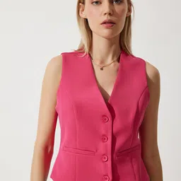 Happiness istanbul V-Neck Waistcoat-picture-26