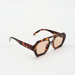 PELLE LUXUR Unisex Square Sunglasses with UV Protected Lens PL25GS383-image-69