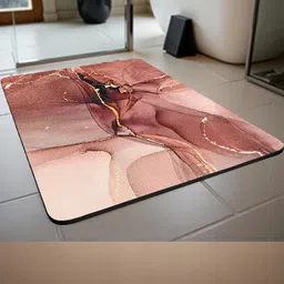 IVAZA Blush Pink Geometric Patterned 380 GSM Bathmat-image-96