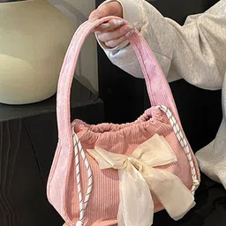 StyleCast x Revolte Women Solid Structured Bow Detail Handheld Bag-image-68