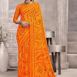Reboot Fashions Bandhani Pure Chiffon Bandhani Saree-image-57