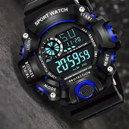 Hala Men Solid Round Tang Regular Digital Watch-2