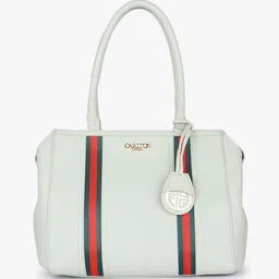 Carlton London Striped Structured Handheld Bag-33
