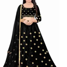 Girls Lehenga Choli with Dupatta Set-image-15