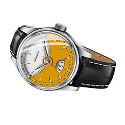 DOUBLERUN Men Dial & Leather Bracelet Style Straps Analogue Multi Function Watch H05N9026 image 3