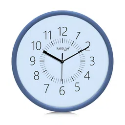 RANDOM Blue & Black Printed Traditional Wall Clock-image-21