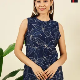 THE FAB FACTORY Women Pack Of 2 Floral Print Top-picture-2