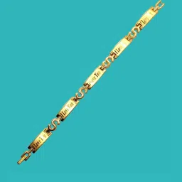 Dynamic Retail Global Men Gold-Plated Link Bracelet-image-45