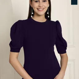 Tromko Puff Sleeve Top-image-49