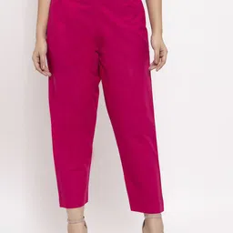 CORSICA Women Solid Tailored Trousers-image-98