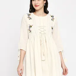 Hitarth Fashion Boat Neck Embroidered Tunic-picture-17