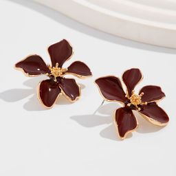 StyleCast x Revolte Gold-Plated Artificial Beads Beaded Floral Shape Studs-87