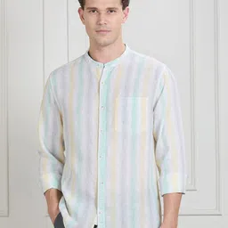 VALEN CLUB Men Premium Striped Slim Fit Casual Shirt-picture-18