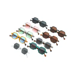 AUGEN Unisex Brown Lens & Brown Other Sunglasses with-image-3
