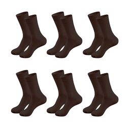 MUKHAKSH Men Pack Of 6 Calf Length Socks-image-129