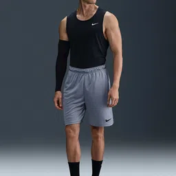 Nike Men Regular Fit Dri-Fit Knit Training Sports Shorts-image-8