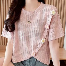 StyleCast x Revolte Self Design Drop-Shoulder Sleeves Round Neck Relaxed Fit T-shirt-picture-3