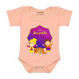 Arvesa Happy BaisakhiPrinted Romper-32