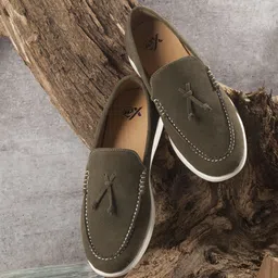ID Men Round Toe Comfort Insole Loafers-image-62