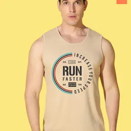 WOOSTRO Pack Of 2 Printed Pure Combed Cotton Gym VestsVWS26(BKLN ORANGE)(RUN RUST)-image-19