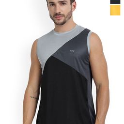 FTX Pack Of 3 ColourBlock Gym Vests 709-7_709-8_709-12-S-image-100