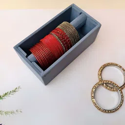 La Trove Grey Velvet Reusable Jewellery Organiser-26