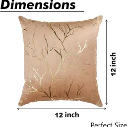 IVAZA Cream-Coloured Set of 3 Abstract Velvet Square Cushion Covers image 3