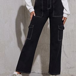 PWTI Women Jean Boyfriend Fit High-Rise Stretchable Jeans-image-93