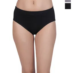 Eve's Beauty ABELINO Pack Of 3 Assorted Hipster Briefs-picture-31