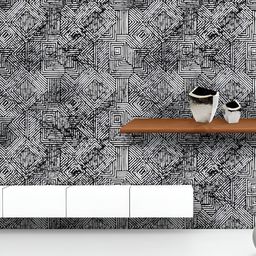 ArtzFolio Printed UV-Resistant Anti-Bacterial Monochrome Grunge Peel & Stick Wallpaper-image-31