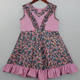 SHAHUDI DESIGNER Floral Print Fit & Flare Midi Dress-image-28