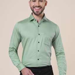 John Philips Premium Cotton Spread Collar Casual Shirt-image-44