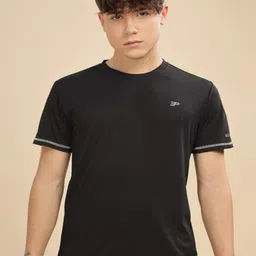 THIRD ELEMENT Round Neck Short Sleeves Regular Fit Sports T-Shirt-image-22