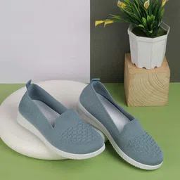WALKWAY by Metro Women Woven Design Slip-On Sneakers-45