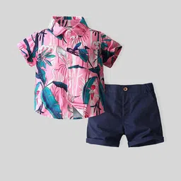 LULU & SKY Boys Printed Shirt with Shorts-picture-21